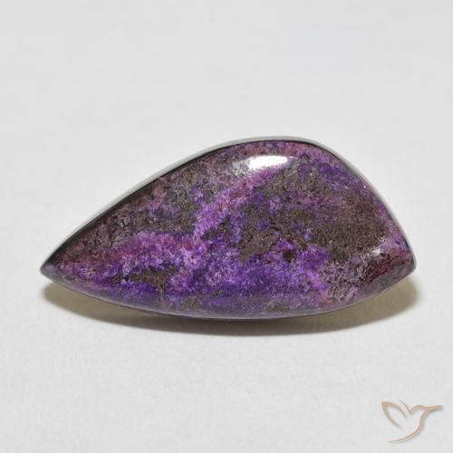 16.06ct Natural Violeta oscuro Charoíta, Elegante, Opaco