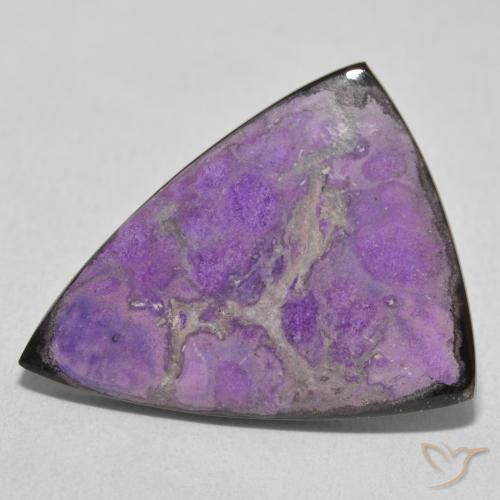 14.82ct Natural Violeta oscuro Charoíta, Trillón, Opaco