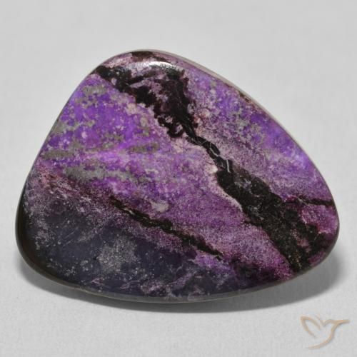 21.42ct Natural Medium Dark-Violet Charoíta, Elegante, Opaco