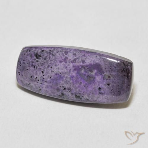 Charoíta Violeta medio natural de 14.48 ct, Forma Cojín, Opaco