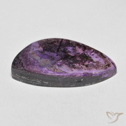 Charoíta Violeta intenso medio natural de 27.82 ct, Elegante, Opaco
