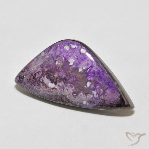 Charoíta Violeta intenso medio natural de 17.16 ct, Elegante, Opaco