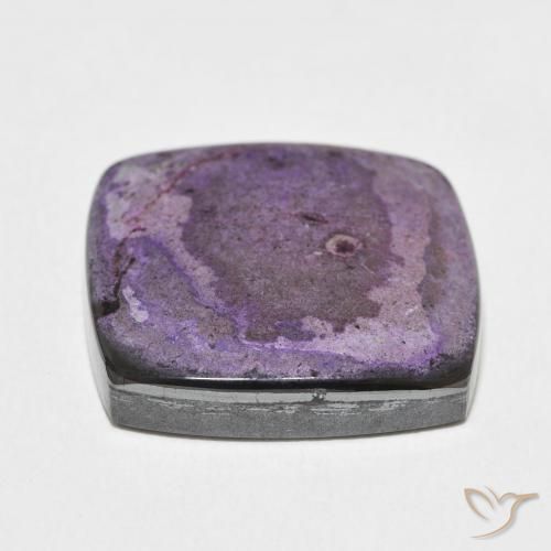 Charoíta Violeta malva natural de 23.80 ct, Forma Cojín, Opaco