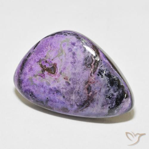 Charoíta Violeta púrpura claro natural de 19.44 ct, Elegante, Opaco