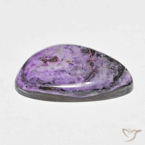 Charoíta Violeta púrpura claro natural de 19.44 ct, Elegante, Opaco