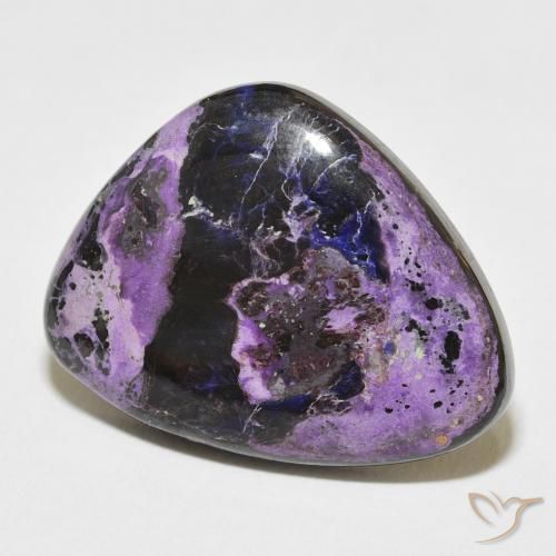 Charoíta Violeta intenso medio natural de 23.61 ct, Elegante, Opaco