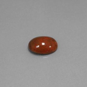 Ópalo chocolate multicolor natural de 1,04 ct, corte óvalo, opaco