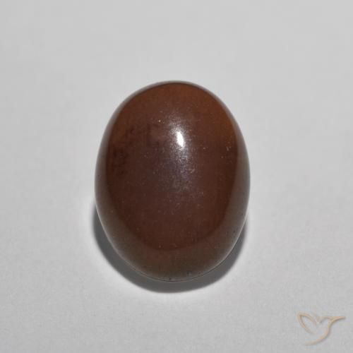 0.72ct Natural Multicolor Ópalo de chocolate, Ovalada, Translúcido