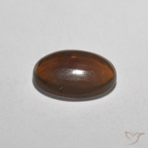 Ópalo de chocolate Multicolor natural de 0.33 ct, Ovalada, Translúcido