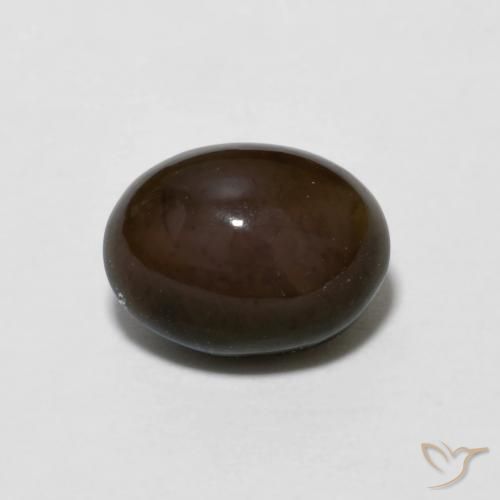 0.78ct Natural Marrón chocolate Ópalo de chocolate, Ovalada, Opaco
