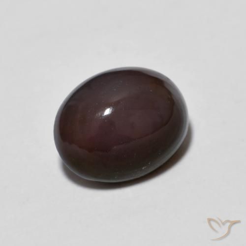 Ópalo de chocolate Multicolor natural de 1.22 ct, Ovalada, Opaco