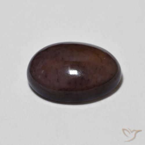 Ópalo de chocolate Multicolor natural de 3.24 ct, Ovalada, Translúcido