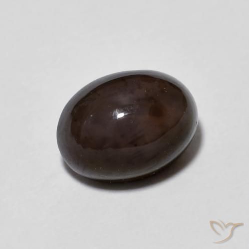 Ópalo de chocolate Multicolor natural de 1.02 ct, Ovalada, Transparente