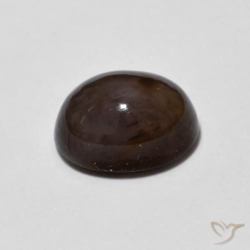 Ópalo de chocolate Multicolor natural de 1.02 ct, Ovalada, Transparente