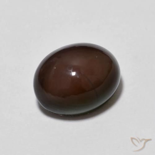 Ópalo de chocolate Multicolor natural de 1.49 ct, Ovalada, Opaco