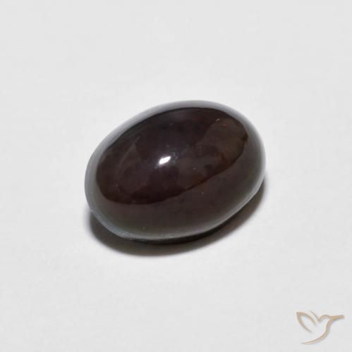 Ópalo de chocolate Multicolor natural de 0.63 ct, Ovalada, Opaco