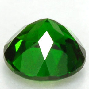 diópsido de cromo Verde natural de 0.51 ct, Corte Redondo, VS-SI