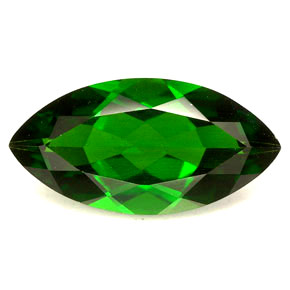 Diopsido de cromo verde natural de 3,94 ct, marquesa, VVS-VS