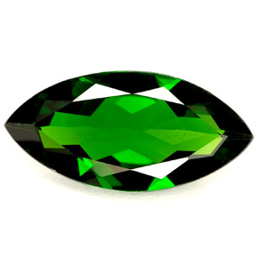 diópsido de cromo Verde natural de 2.95 ct, Marquesa, VVS
