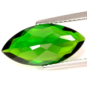 diópsido de cromo Verde natural de 2.95 ct, Marquesa, VVS