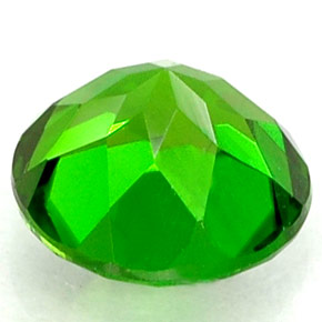 Diopsido de cromo verde natural de 0,55 ct, corte redondo, VS