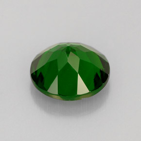 Diopsido de cromo verde natural de 1,98 ct, corte redondo, VS-SI
