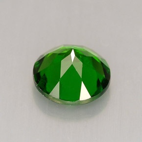 Diopsido de cromo verde natural de 1,34 ct, corte redondo, VS