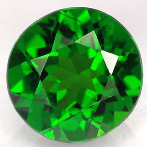 Diopsido de cromo verde natural de 1,79 ct, corte redondo, VS
