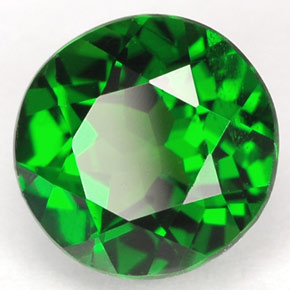Diopsido de cromo verde natural de 1,79 ct, corte redondo, VS
