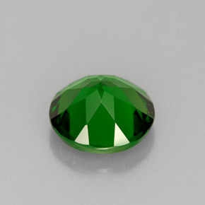 Diopsido de cromo verde natural de 1,24 ct, corte redondo, VS