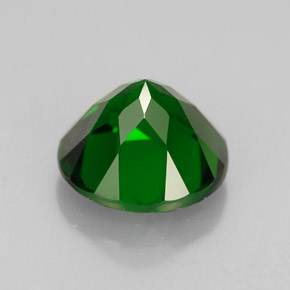 Diopsido de cromo verde natural de 1,51 ct, corte redondo, SI