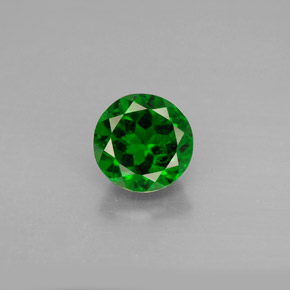 diópsido de cromo Verde natural de 1.46 ct, Corte Redondo, VS-SI