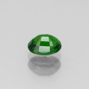 Diopsido de cromo verde natural de 0,66 ct, corte óvalo, VS