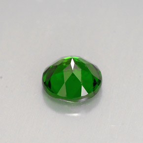 Diopsido de cromo verde natural de 1,47 ct, corte redondo, VS-SI