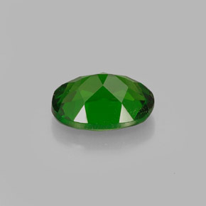 Diopsido de cromo verde natural de 0,89 ct, corte óvalo, VS