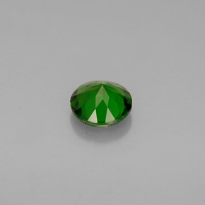 Diopsido de cromo verde natural de 0,64 ct, corte redondo, VVS-VS