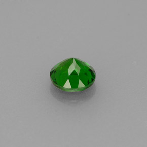Diopsido de cromo verde natural de 0,45 ct, corte redondo, VVS-VS