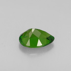 diópsido de cromo Verde natural de 0.79 ct, En forma de pera, VVS-VS