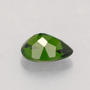 diópsido de cromo Verde natural de 0.80 ct, En forma de pera, VVS-VS