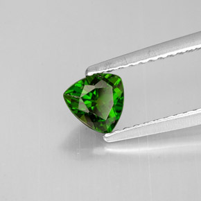 diópsido de cromo Verde natural de 0.57 ct, Trillón, VS