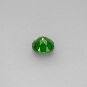 Diopsido de cromo verde natural de 0,55 ct, corte redondo, VVS-VS
