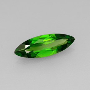 Diopsido de cromo verde natural de 0,92 ct, marquesa, VVS-VS