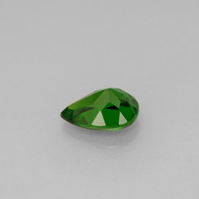 diópsido de cromo Verde natural de 0.79 ct, En forma de pera, VS