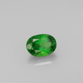 diópsido de cromo Verde natural de 0.38 ct, Corte Óvalo, VS