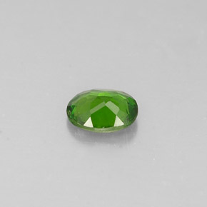 Diopsido de cromo verde natural de 0,28 ct, corte óvalo, VS