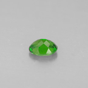 Diopsido de cromo verde natural de 0,28 ct, corte óvalo, VS
