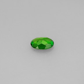Diopsido de cromo verde natural de 0,33 ct, corte óvalo, VS