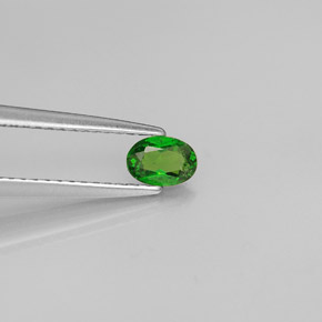 diópsido de cromo Verde natural de 0.28 ct, Corte Óvalo, VS
