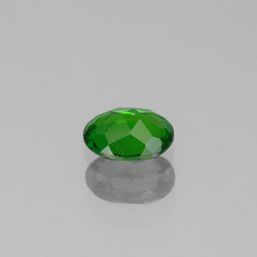 Diopsido de cromo verde natural de 0,35 ct, corte óvalo, VS-SI