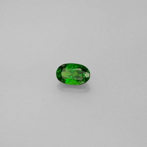 Diopsido de cromo verde natural de 0,34 ct, corte óvalo, VS-SI